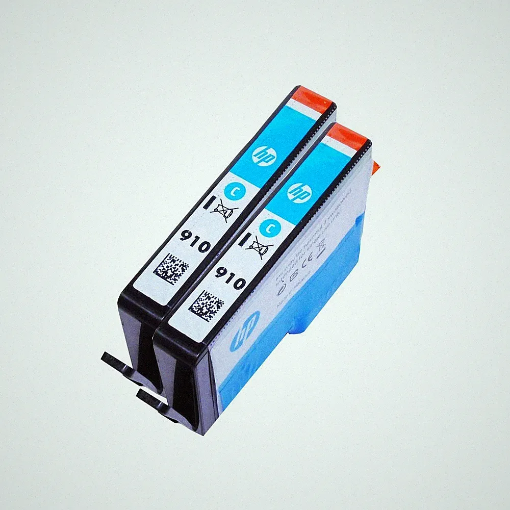 2PK Genuine HP 910 Cyan Ink Cartridges OfficeJet 8020 8022 8025 8028 8035