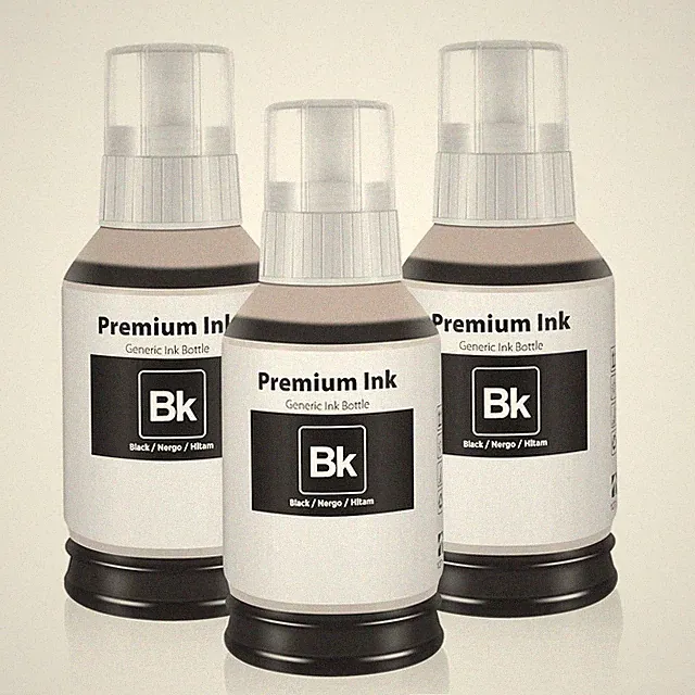 3 PCS 532 Pigment Compatible Refill Ink Bottles For T532 Black ETM1170