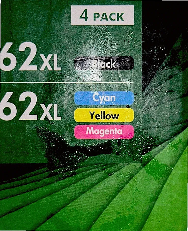 4 Pack l962xl. Ink cartridges use for office jet & office jet pro printers.