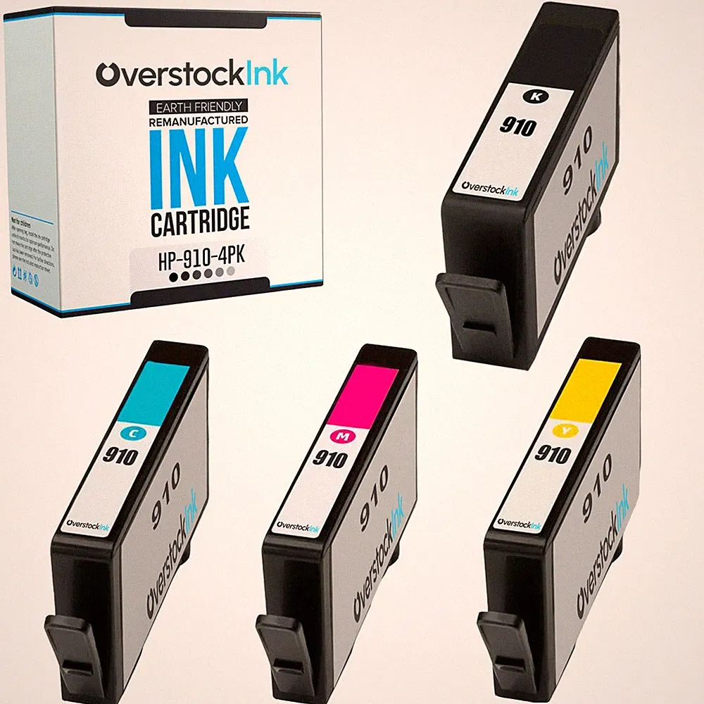 910 Ink Cartridge Combo Pack of 4 fits HP Officejet Pro 8028, 8028e, 8030, 8035