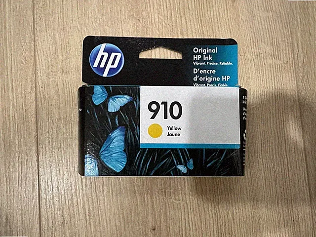 Genuine HP 910 Yellow Color OfficeJet 8025, EXP NOVEMBER 2022