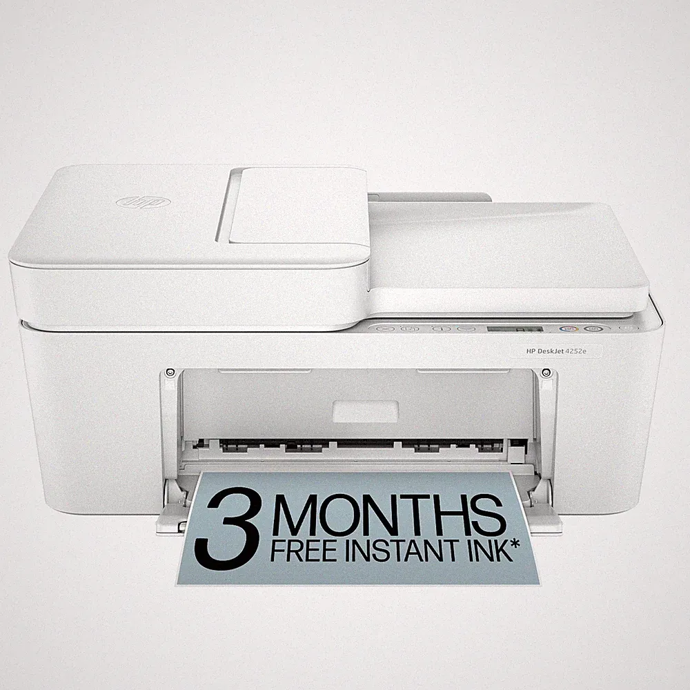Wireless All in One Color Inkjet Printer Scanner Copier White